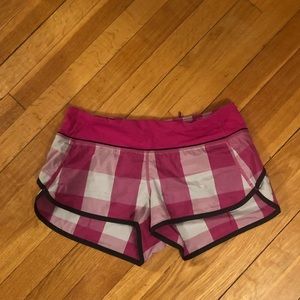 Lululemon speed shorts